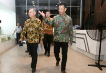 Wali Kota Batam Batam, Muhammad Rudi, bertemu Menteri Perdagangan dan Industri Singapura, Gan Kim Yong, di Batam Kamis (13/10/2022) malam.