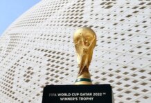 Trofi Piala Dunia 2022 yang bakal digelar di Qatar. (c) dok.FIFA