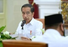 Presiden Jokowi pimpin rapat terbatas evaluasi mudik Lebaran 2022 (dok. Sekretariat Presiden)