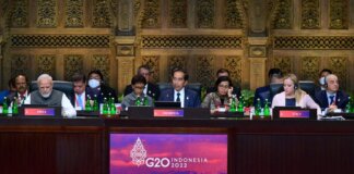 Presiden Joko Widodo saat memberikan sambutan di KTT G20, di Nusa Dua Bali, Selasa (15/11/2022). (Foto: BPMI Setpres)