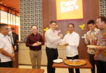 Amsakar saat Grand Opening Restoran Paparons Pizza di One Batam Mall, Ground Floor, Selasa (2/11/2022).