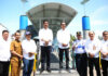 Wali Kota Batam Muhammad Rudi dan wakil walikota melakukan peninjauan langsung proyek pembangunan ponton Dermaga di lokasi pelabuhan Sekupang dan Belakangpadang, Senin (28/11/2022)