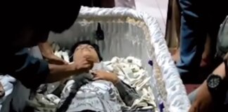 Viral di media sosial sebuah video yang memperlihatkan seorang laki-laki di Bogor, Jawa Barat, yang sudah meninggal hidup kembali.(Tangkapan layar Instagram)/ Kompas.com