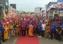 Pawai Tatung memeriahkan Kota Batam pada Minggu 13 November 2022