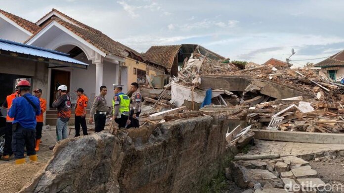 Foto Lokasi Gempa di Cianjur