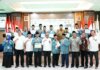 Sekda Kota Batam, Jefridin Hamid yang hadiri musyawarah besar (Mubes) ke-VI Badan Musyawarah Guru Alquran (BMGQ) Kota Batam,  Selasa (20/12/2022).