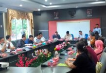 Rapat dengar pendapat (RDP) persoalan lahan Perumahan Marchelia 2 Batam Center di Ruang Rapat Pimpinan DPRD Kota Batam, Rabu (7/12/2022)
