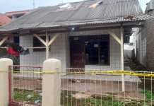 Kondisi terkini rumah yang dikontrak pelaku pembunuhan berantai atau serial killer di Bekasi (Ilham/detikcom)
