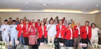 Rudi saat menerima kunjungan rombongan Dosen Departeman Ilmu Administrasi Fisip Universitas Hasanudin di Kantor Wali Kota Batam, Jumat (10/2/2023).