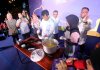 Wali Kota Batam, Muhammad Rudi, membuka secara resmi Batam Wonderfood and Art Ramadhan ke-4 di Taman Dang Anom, Selasa (21/3/2023) malam.