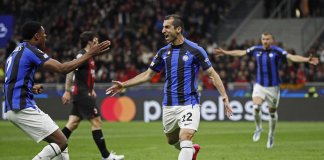 Inter Milan memastikan diri lolos ke final Liga Champions 2022-2023. Melajunya Inter ke Final usai menang 1-0 atas AC Milan pada leg kedua semifinal yang berlangsung di Stadion Giuseppe Meazza, Rabu (17/5/2023) dini hari WIB