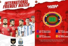 Laga Indonesia vs Argentina yang akan digelar 19 Juni 2023 di Stadion Gelora Bung Karno (Foto: @PSSI)