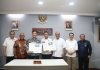 BP Batam dan PT Jaya Samudra Karunia Gas (JSKG) meneken perjanjian kerja sama terkait pemanfaatan dermaga dan lahan di Terminal Umum Curah Cair Kabil untuk fasilitas Liquefied Natural Gas (LNG) selama 25 tahun ke depan, Selasa (6/6/2023).