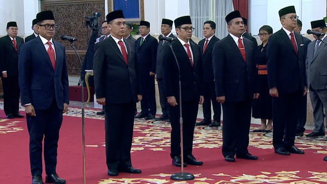 Berikut Daftar Lengkap Nama Menteri Dan Wakil Menteri Yang Baru ...