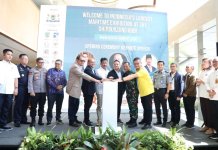 Kepala Badan Pengusahaan Batam (BP Batam), Muhammad Rudi membuka pameran perkapalan 6th Indonesia Marine Offshore Expo 2023 pada hari Selasa (1/8/2023) bertempat di Ballroom Hotel Radisson Sukajadi.