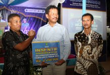 Rudi saat menghadiri Silaturahmi Wali Kota Batam bersama RT/RW dan Tokoh Masyarakat Kecamatan Nongsa di Summerland, Selasa (26/9/2023).