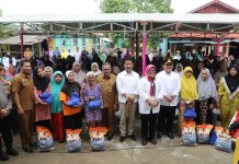 Wali Kota Batam, Muhammad Rudi mengunjungi Pulau Pecong di Kecamatan Belakangpadang.